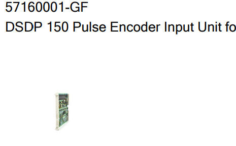 DSDP 150 57160001-GF ABB  Pulse Encoder Input Unit