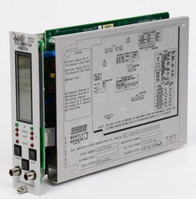 Bently Nevada 3300/16-01-02-01-00-00-00 3300 Series Gap Dual Vibration Monitor with 160mm Length for Precise Dual Vibration Readings and Plug-and-Play Upgrade