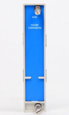 Bently Nevada 128276-01 Half-Height Future Expansion Faceplate for 3500 Series with Dust and Debris Protection